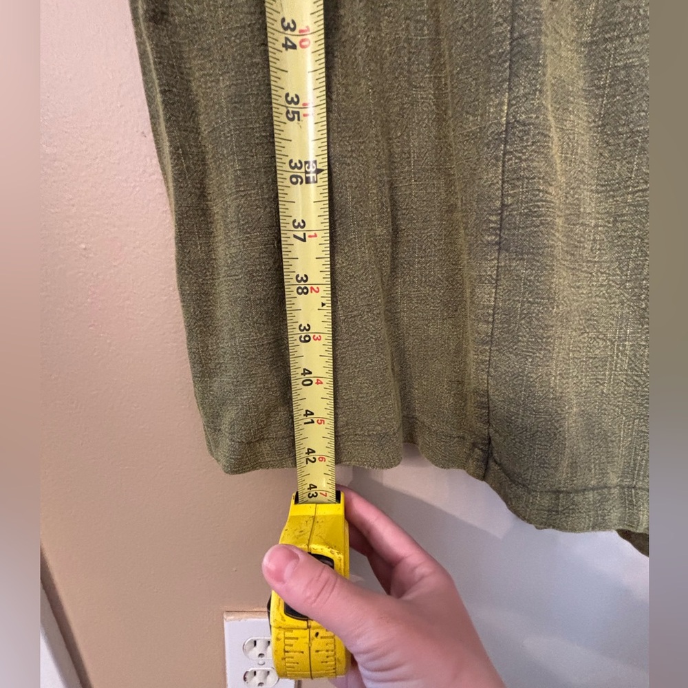 NWT Heyson olive green women’s button trench coat jacket size L - Picture 9 of 12